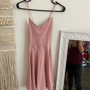 Pink sweetheart dress